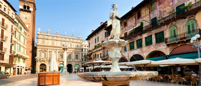 The central square in Verona