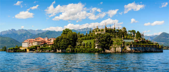 Popular island at Lake Maggiore