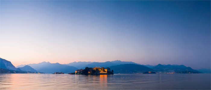 Lake Maggiore at dusk