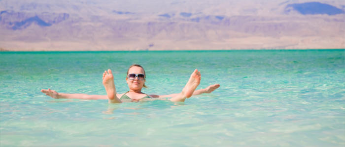 The Dead Sea in Jordan