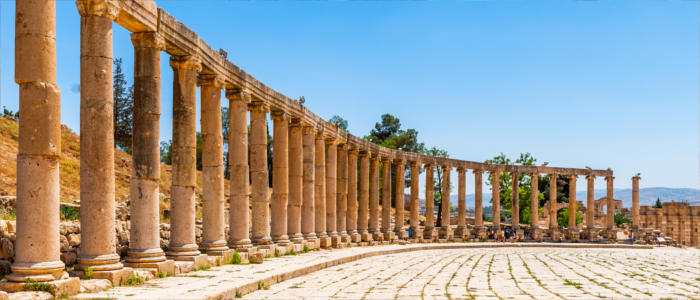 Ruins of Jerash in Jordan