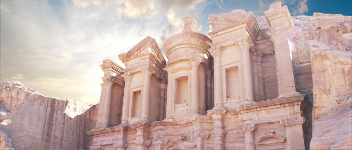 Cultural site of Petra in Jordan