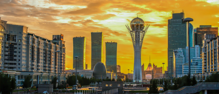 Capital Astana in Kazakhstan