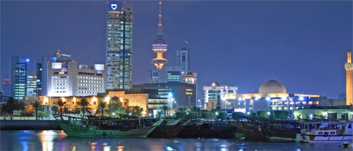 Kuwait's dhows in the harbour