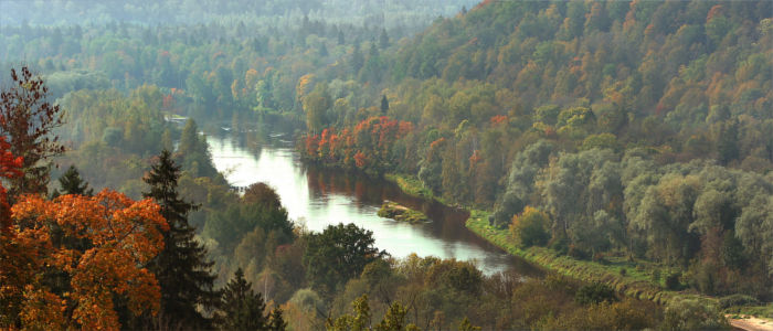River Gauja in Latvia