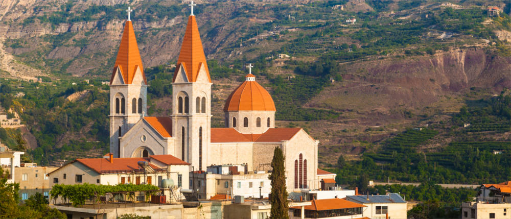 Qadisha Valley with churches
