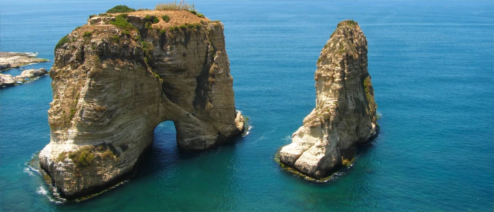 Beirut's Pigeon Rocks
