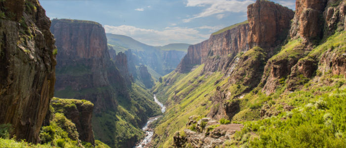 Maletsunyane Canyon in Lesotho