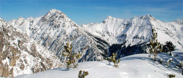 Alpine landscape in Liechtenstein
