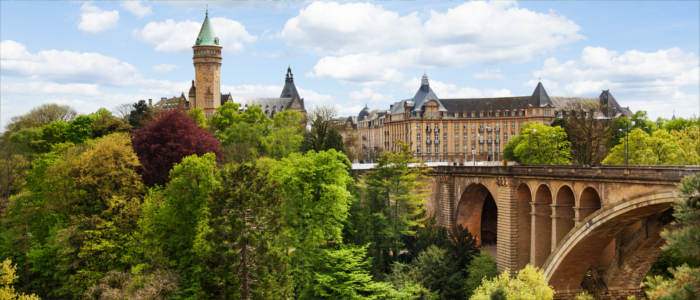 Adolphe Bridge in Luxembourg