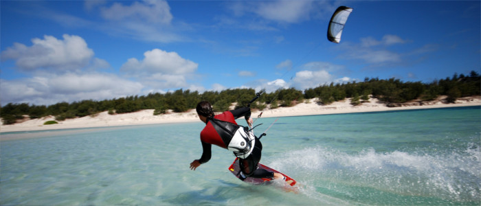 Kitesurfing in Madagascar