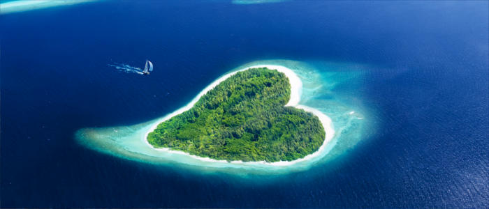 Romantic islands in the Indian Ocean