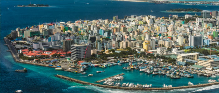 The capital of Malé 