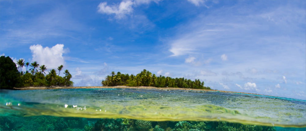 The Marshall Islands in the South Sea