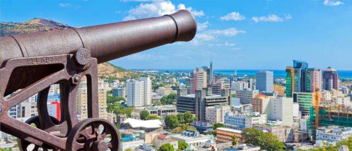 Port Louis - the capital of Mauritius