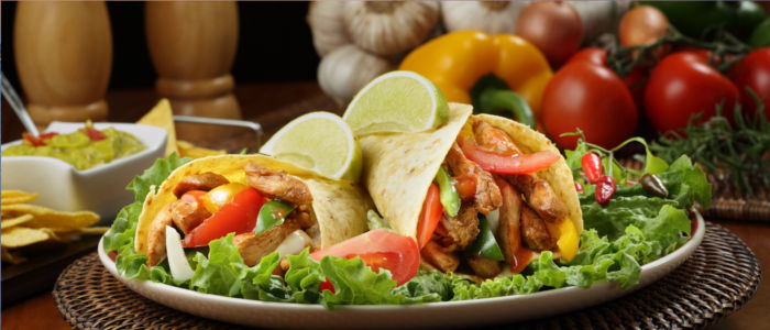 The delicious Mexican cuisine