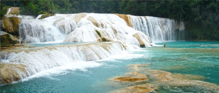 Exciting waterfalls in Mexico