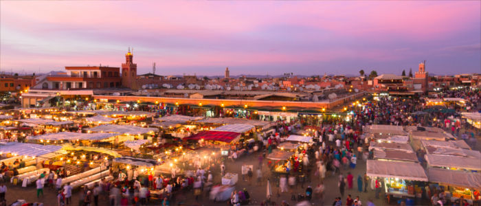 City Marrakesh in Morocco