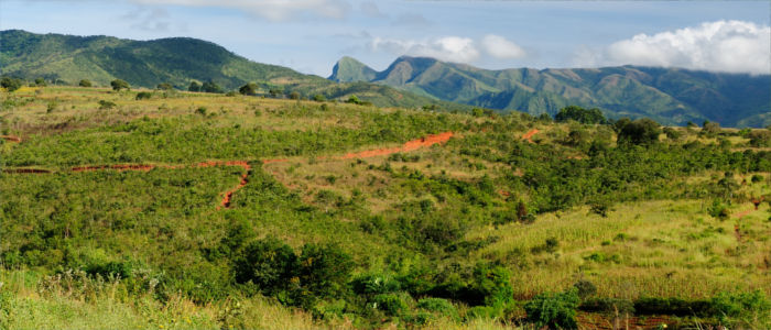 Landscape in Mozambique
