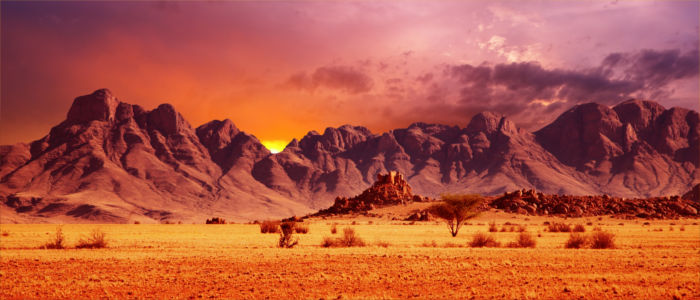 Mountain range in Namibia