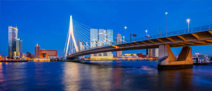 Erasmus Bridge in Rotterdam