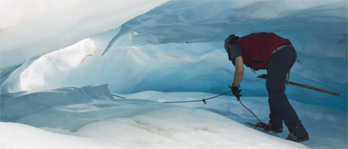 The glaciers in New Zealand