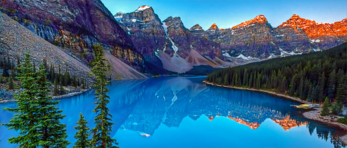 Canadian landscape in North America