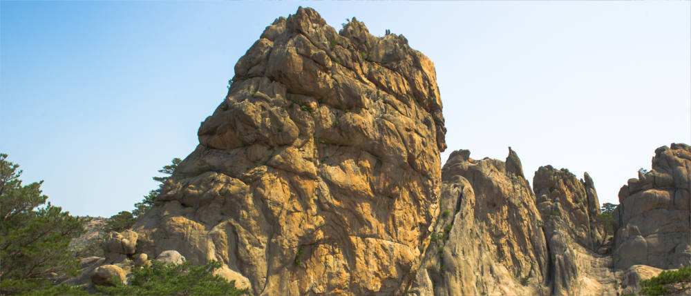 North Korea's rocky landscapes