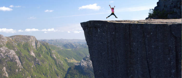 Climbing and hiking in the land of the fjords
