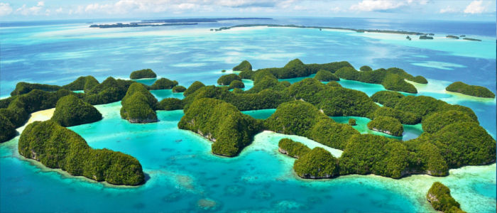 Oceania's island group Palau