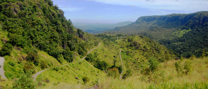 Along the mountain road in Papua New Guinea