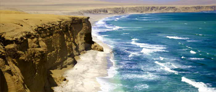 The coast in Peru