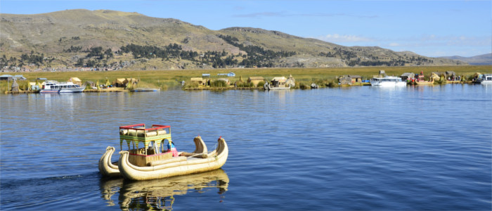 Boat tour on Lake Titicaca