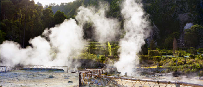 Thermal springs on the Azores