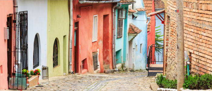 The colourful Sighișoara in Romania
