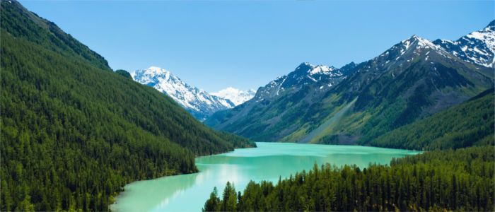 Lake in the Altai Mountains, Russia