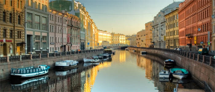 Canal in Saint Petersburg