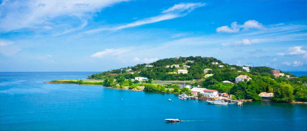 The Caribbean island of Saint Lucia