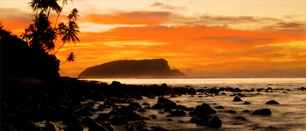 Samoa's scenic coast
