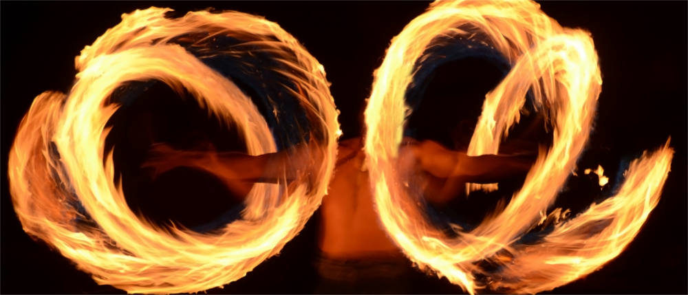 Samoa's fire dancers