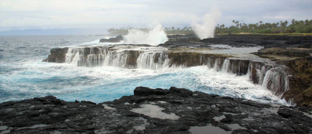 Samoa - volcanic island in the South Pacific Ocean