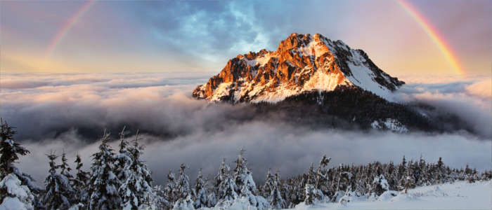 The Fatra mountains in Slovakia