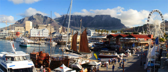 Harbour district in Cape Town