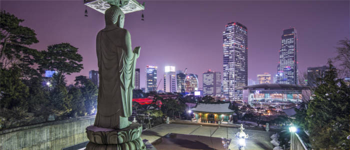 South Korea - view of Seoul