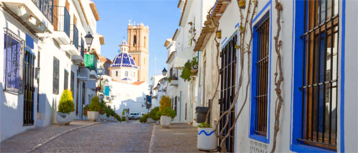 An idyllic, white town at the Costa Blanca