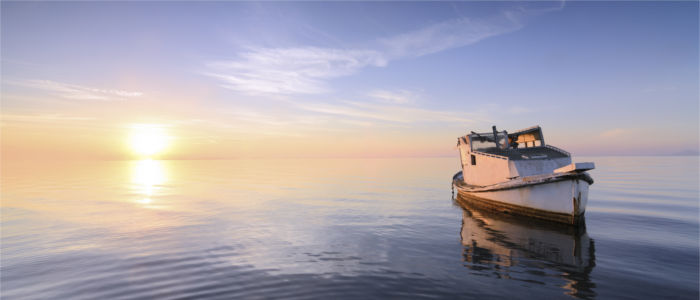 Boat on the sea