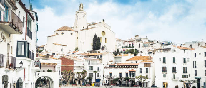 A tourist town at the Costa Brava