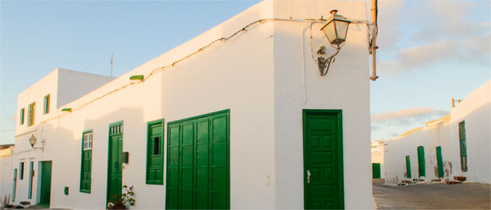 Houses on Lanzarote