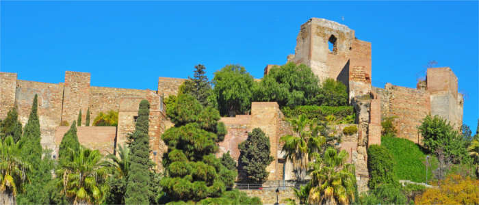Famous castle in Málaga