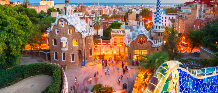 Park Güell in Barcelona - Catalonia
